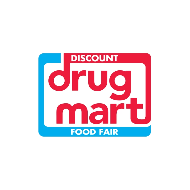 Discount Drug Mart Food Fair Vintage Retail Logo Pin