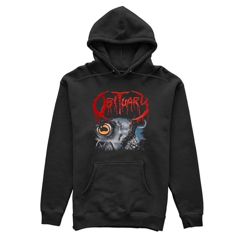 Obituary Slowly We Rot Red Female Pullover Hoodie