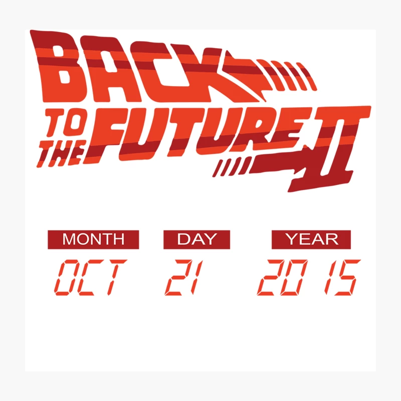 New Back To The Future Ii Future Is Here Throw Pillow