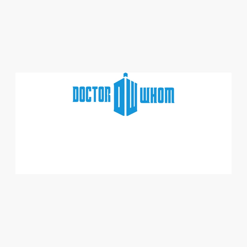 Doctor Who Sci-Fi Series Logo with TARDIS Coffee Mug