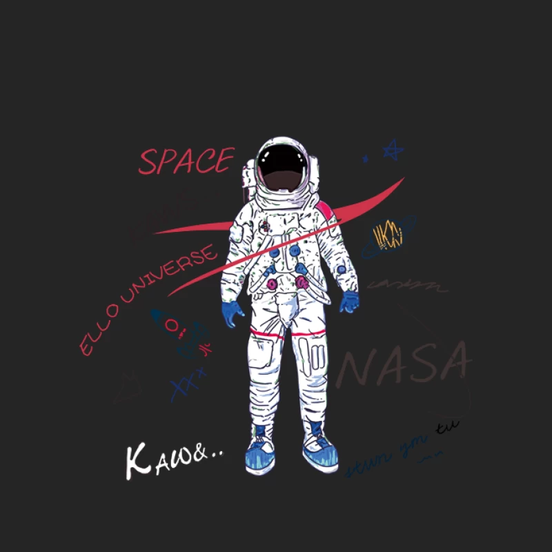 Weltraum-NASA-Astronaut Herren Pullover Sweatshirt