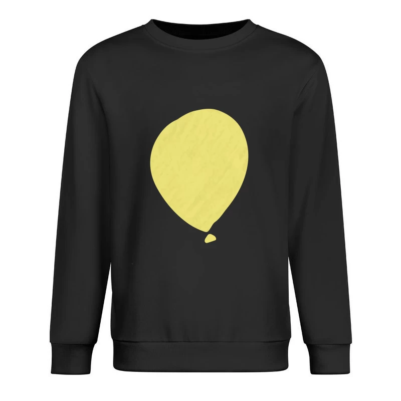 Ballon jaune simple Homme Sweat-shirt à enfiler