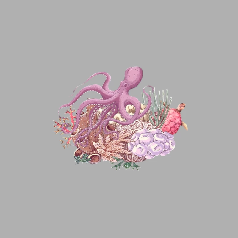 Illustration de la Vie Océanique Homme Débardeur