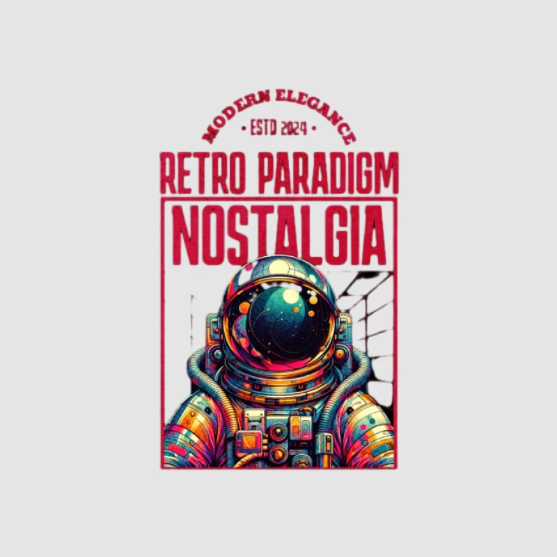 Astronaute Paradigme Rétro Femme Sweat à capuche