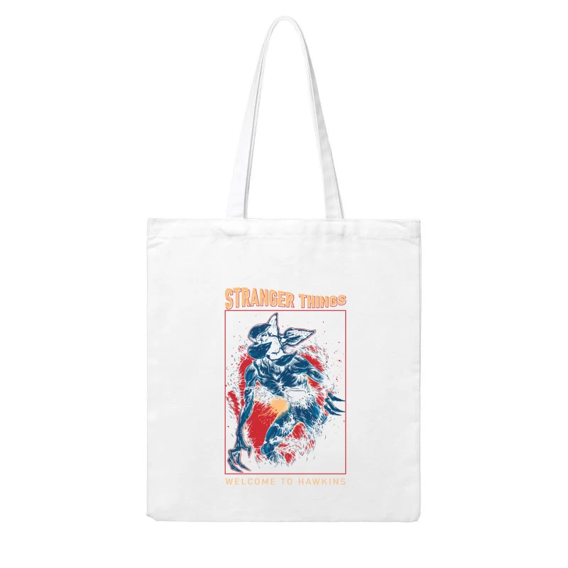 Stranger Things Artwork Cotton Tote Bag