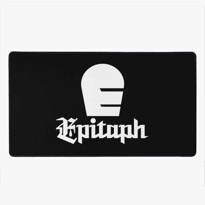 Minimalist Epitaph Records Logo Outline Desk Mat