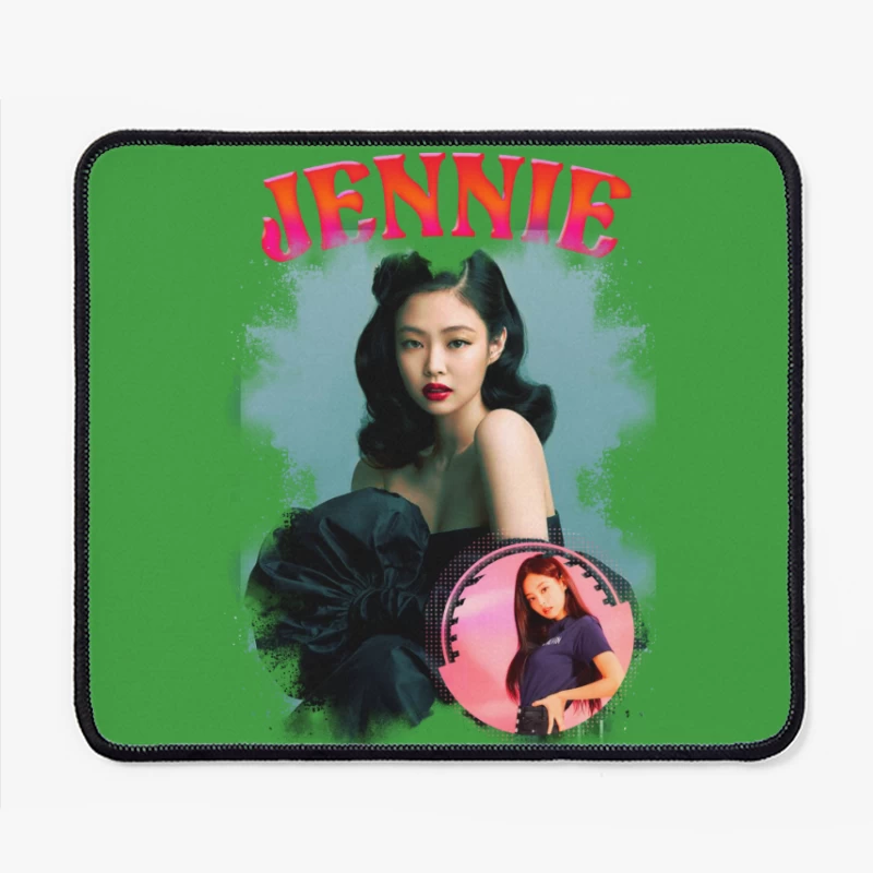 Stylish Portrait of Jennie Mouse Pad