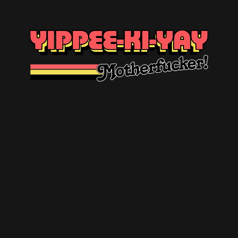 Die Hard Yippee Ki-Yay Motherfucker  80s Movie Quote Mouse Pad