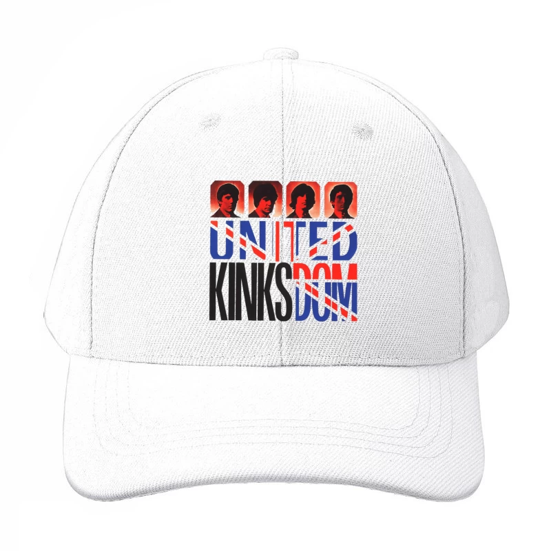 The Kinks United Kingdom Pop Art Album Cover Design Baseball Cap