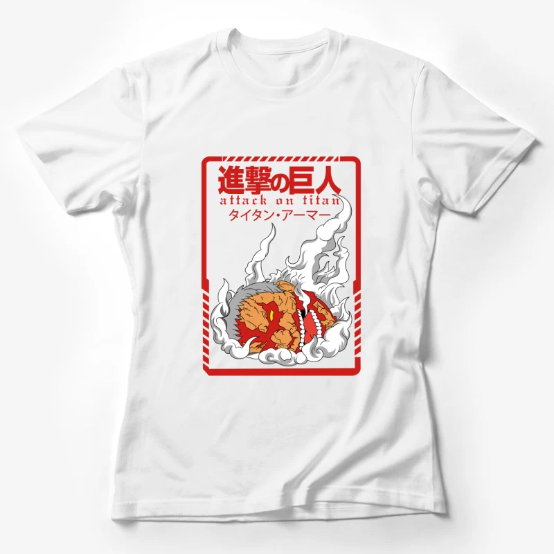 Attack on Titan Graphic Design Female T-Shirt