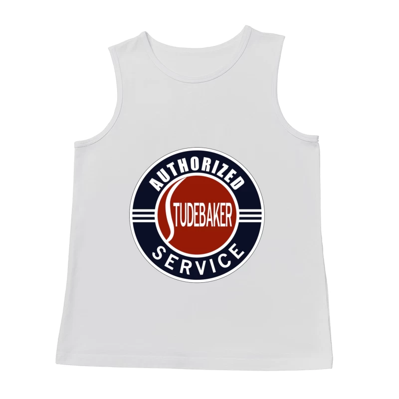 Vintage Authorized Studebaker Service Station Logo Male Tank Top