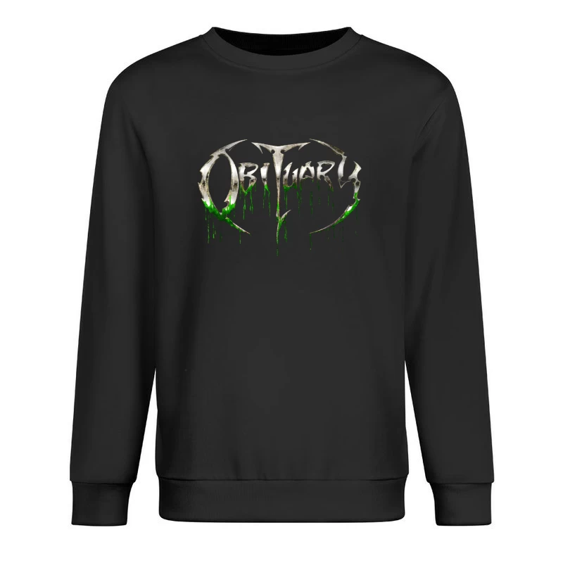 Obituary Slowly We Rot Logo Male Pullover Sweatshirt