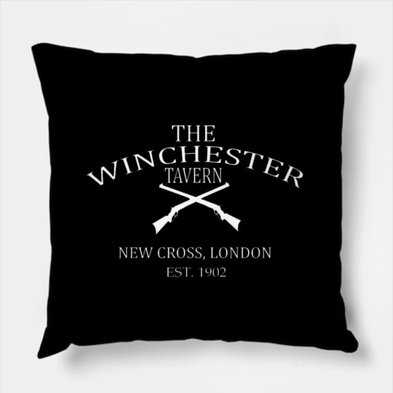 Winchester Tavern Throw Pillow