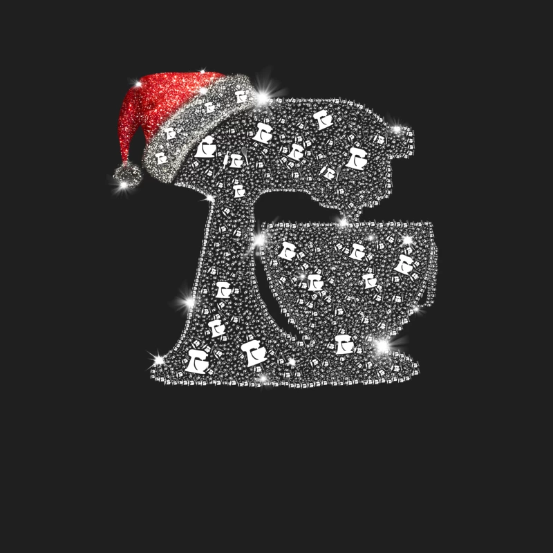 Mélangeur avec chapeau de Noël scintillant Homme Débardeur