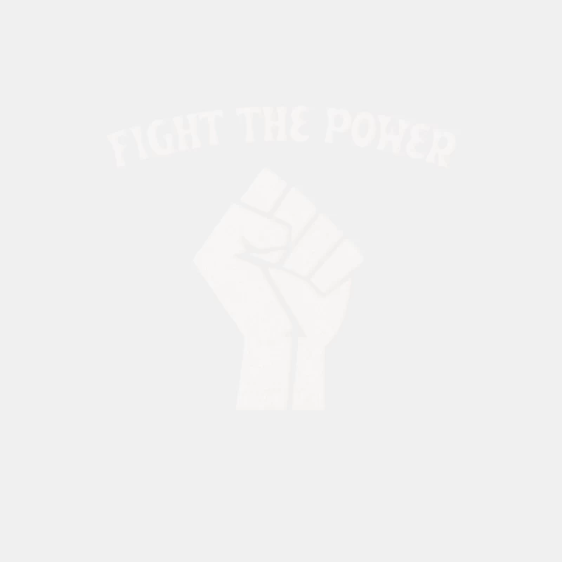 Fight The Power - FadedVintage Style Black Power Fist 2 Male Tank Top