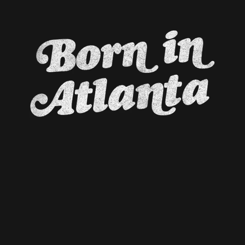 Born In Atlanta  Retro Atlanta GA Design Mouse Pad