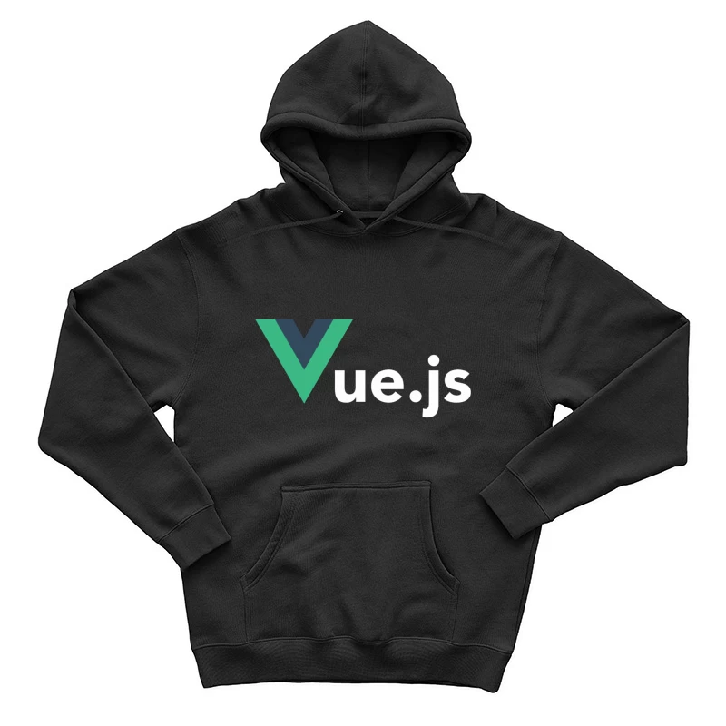 Vue.js JavaScript Frontend Framework Logo Male Pullover Hoodie