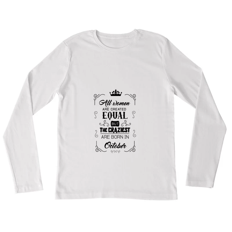 Composition de Nature et Parcours Femme Manches Longues T-Shirt