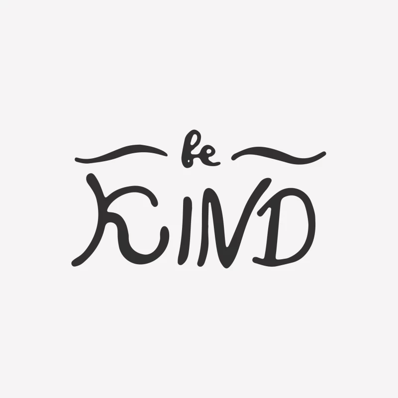 Design Calligraphique : Soyez Gentil Femme T-Shirt