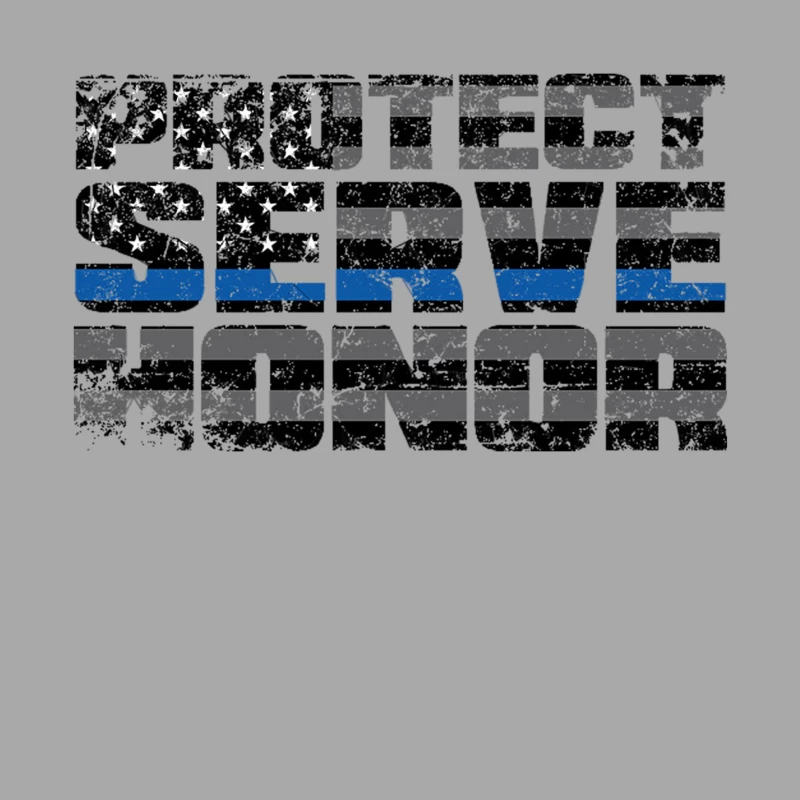 Protect Serve Honor Male Pullover Hoodie