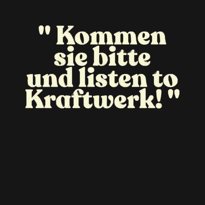 _Kommen sie bitte und listen to Kraftwerk!_ Alan Partridge Quote Mouse Pad