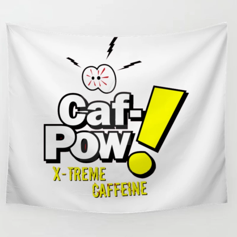 Vintage TV Caf Pow Tapestry
