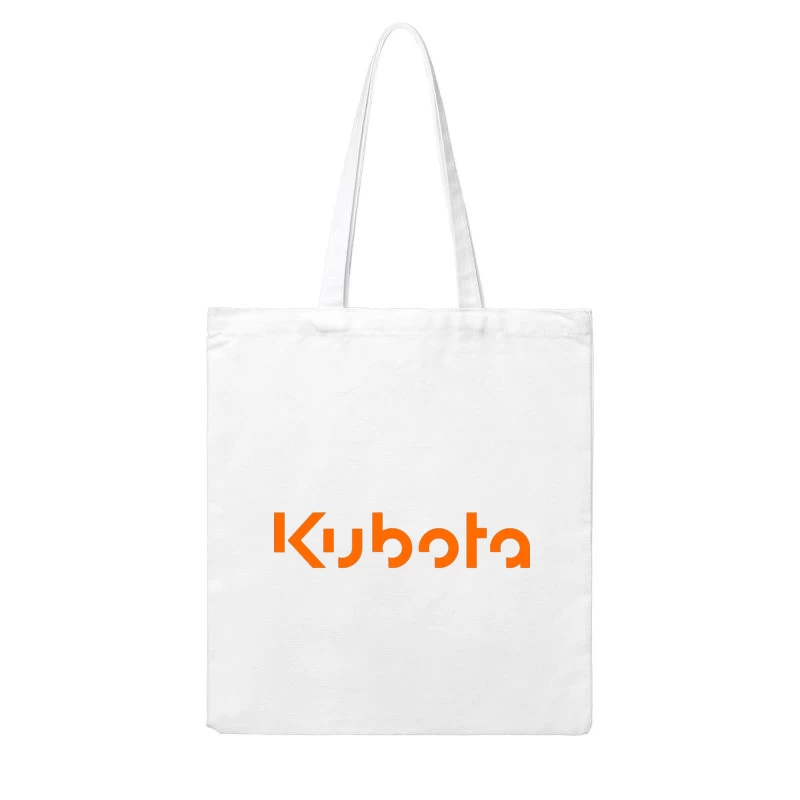 Kubota Corporation Orange Logo Design Cotton Tote Bag