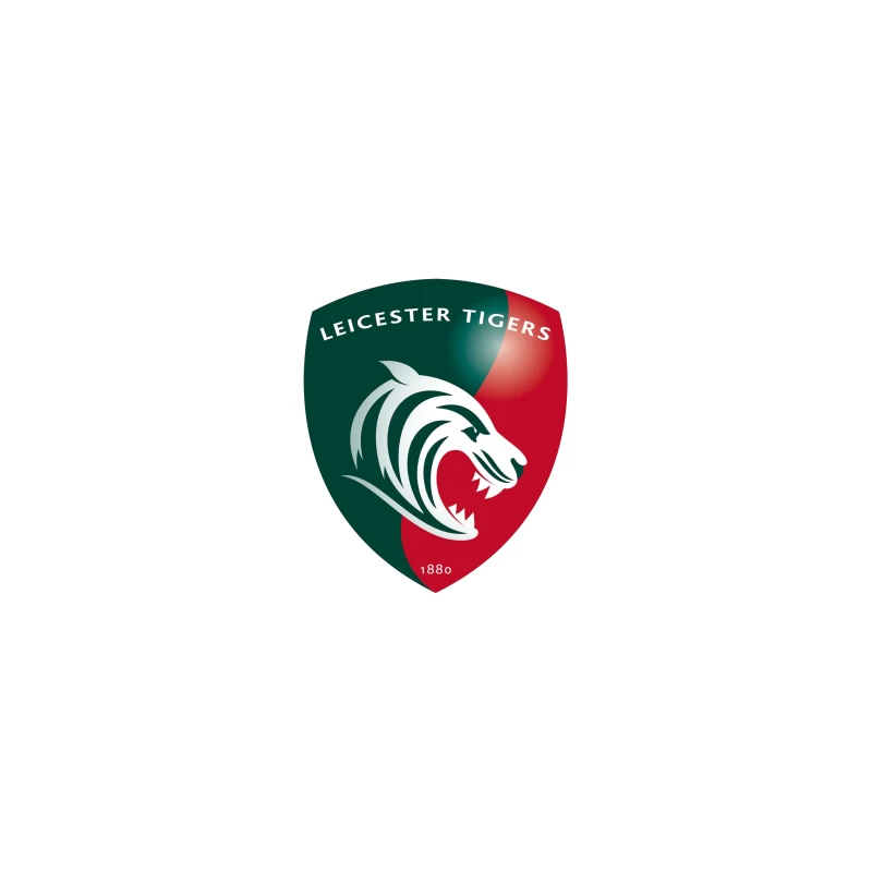 Leicester Tigers Rugby Club Official Logo Shield with Tiger Emblem Desk Mat