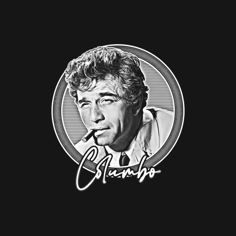 Columbo  Retro TV Fan Design Male Long Sleeve T-Shirt