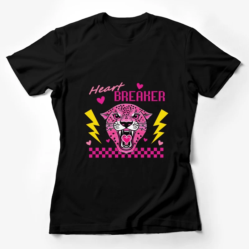 Herzbrecher Panther Design Damen T-Shirt