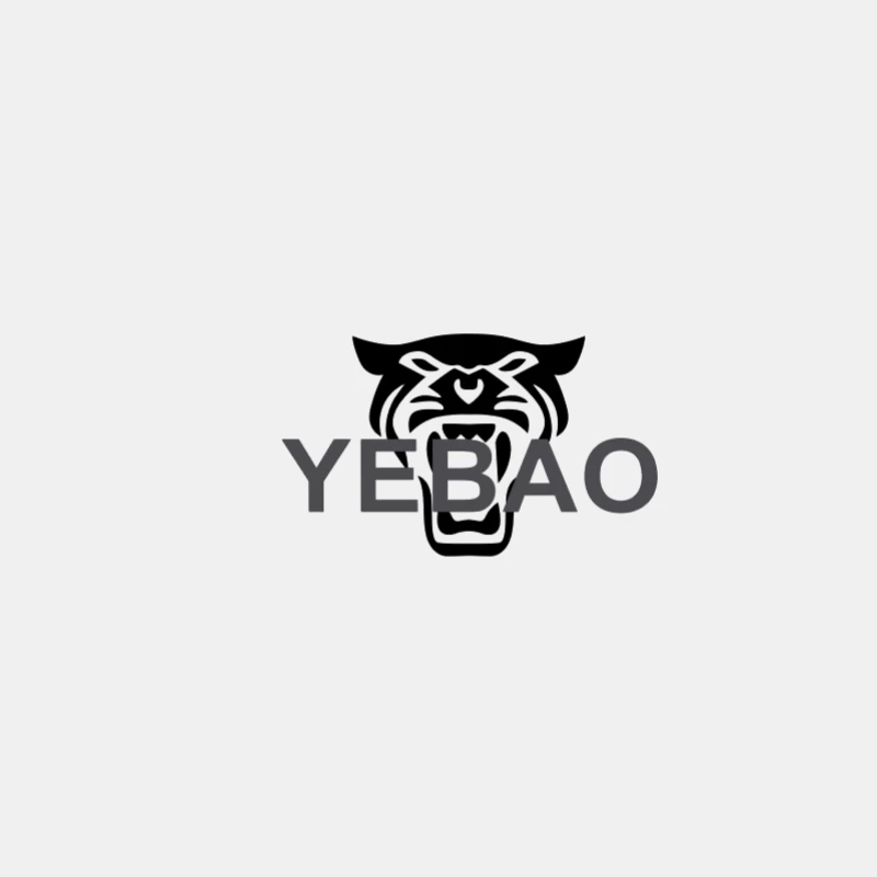 Yebao Logo mit Tiger Herren Tanktops