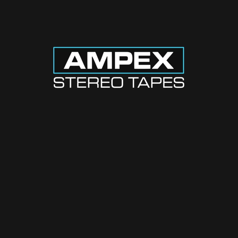 Vintage Ampex Stereo Tapes Logo Male T-Shirt