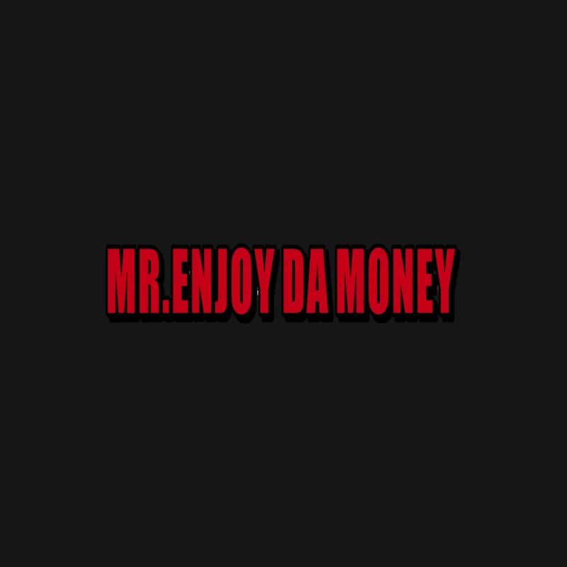 MR.ENJOY DA MONEY in Rot Herren Langarm T-Shirt