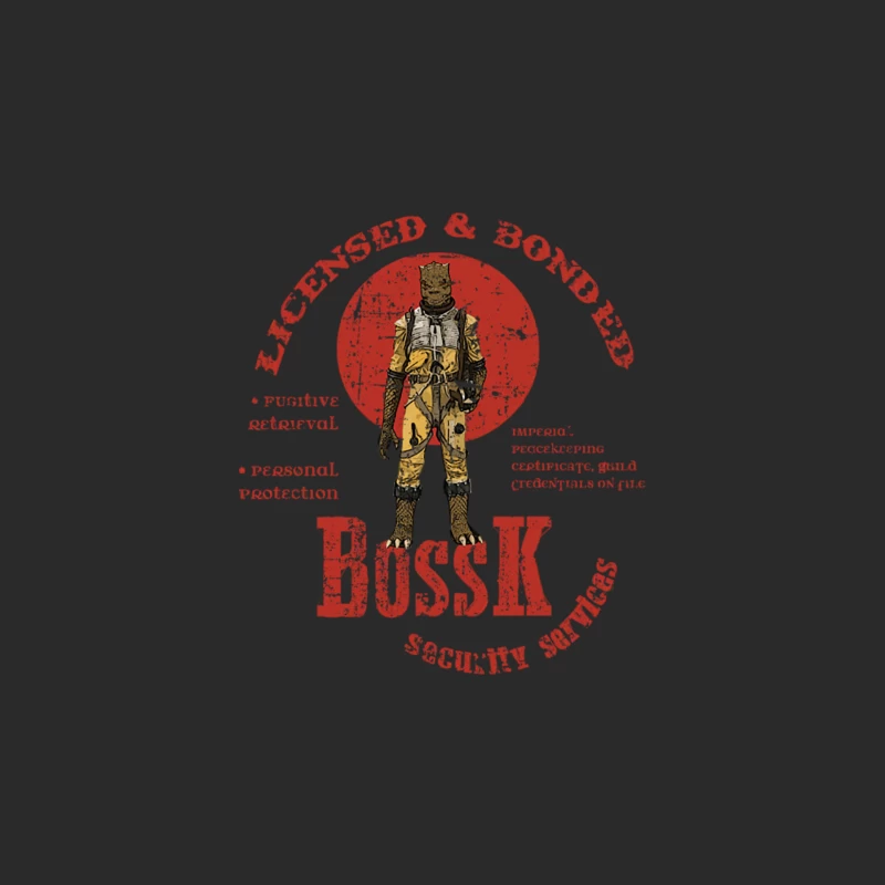 Bossk Security Services distressed Baseball Cap
