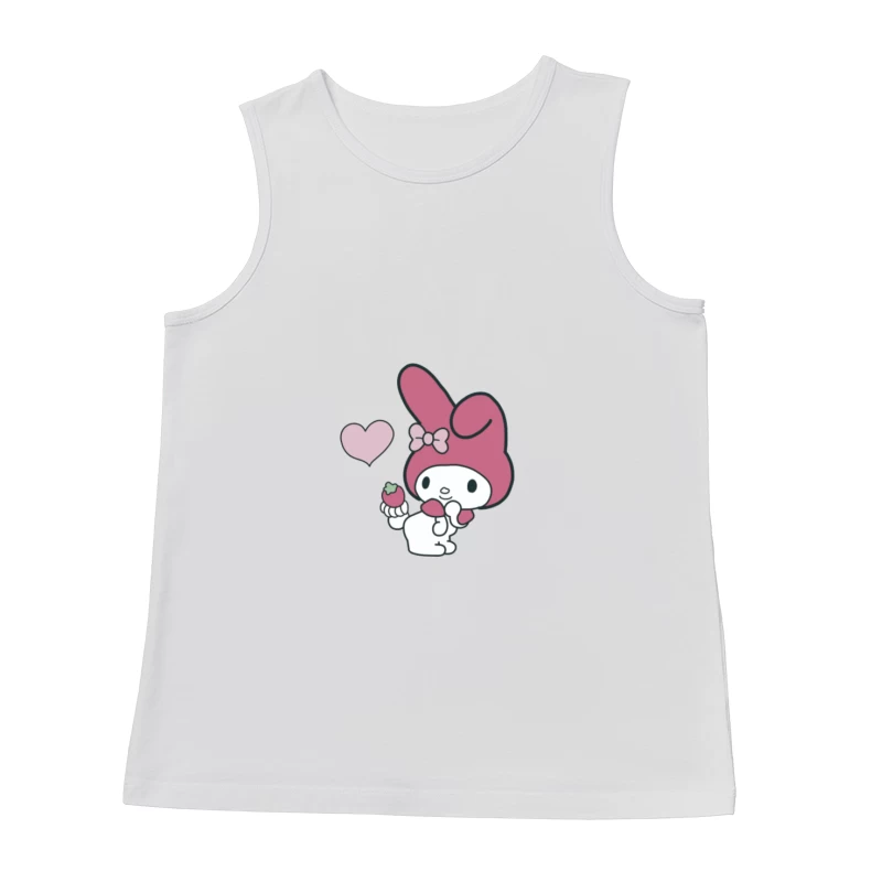 Coniglio carino con fragola Canotta Uomo