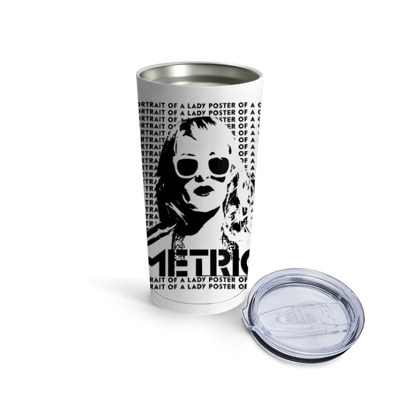 Metric Portrait Of A Lady Travel Mug