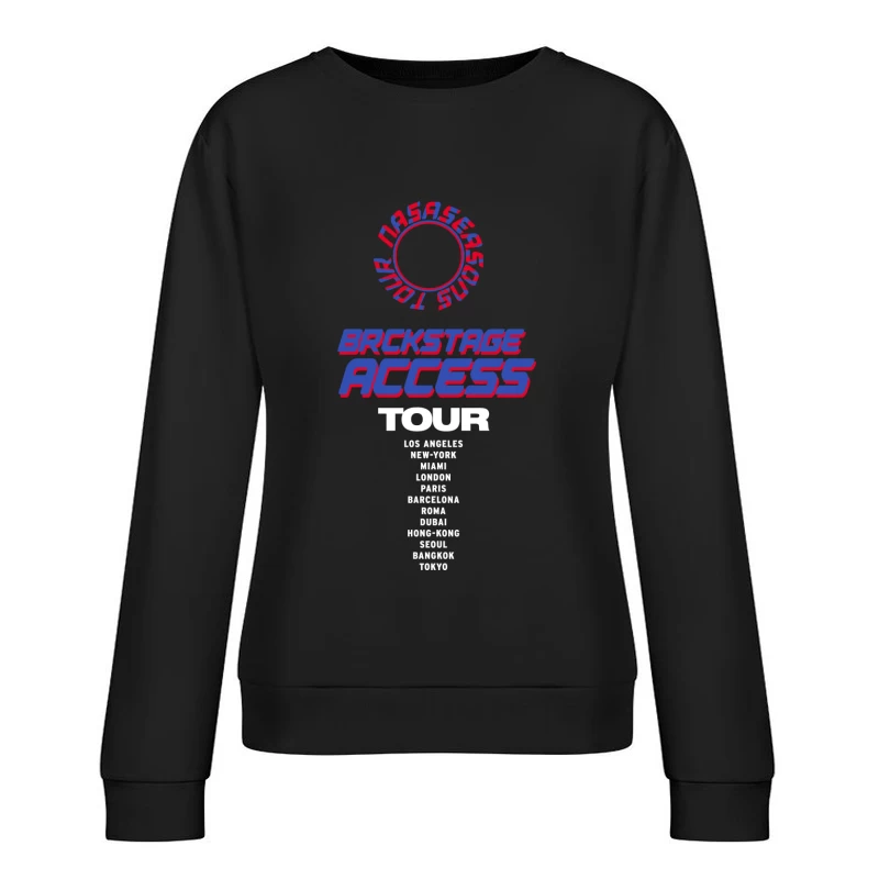 Backstage Zugang Welttour Damen Pullover Sweatshirt