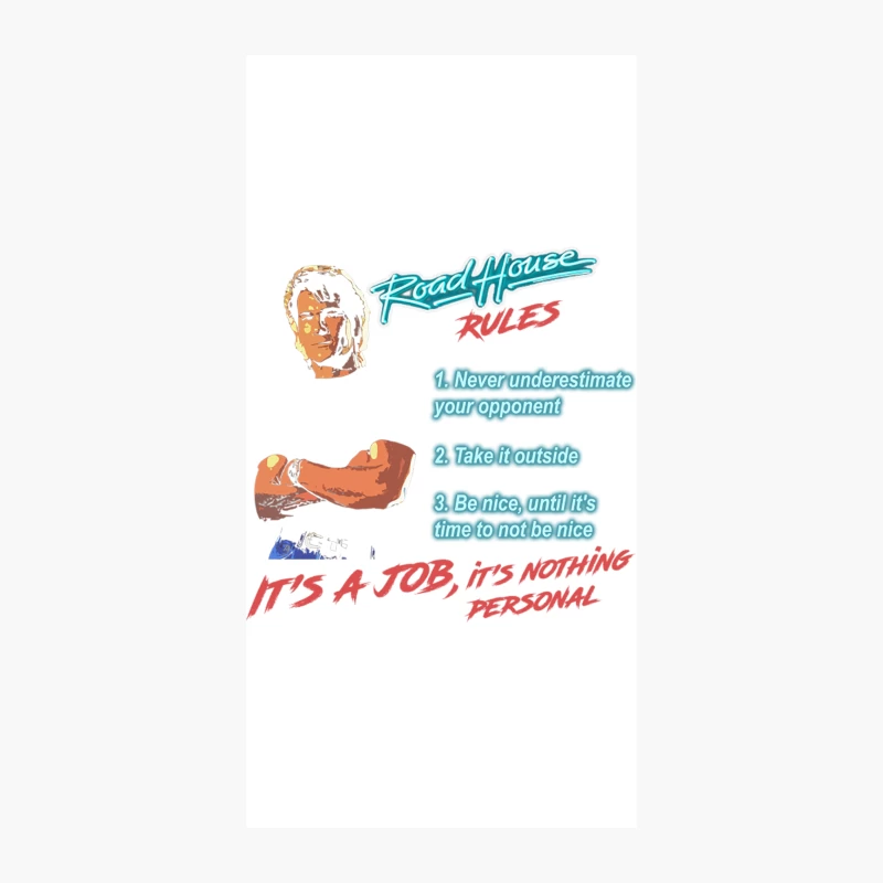 Roadhouse Rules iPhone Case