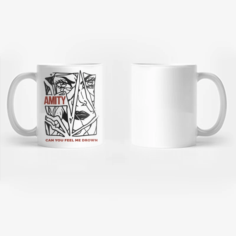 The Amity Affliction Can You Feel Me Drown Coffee Mug