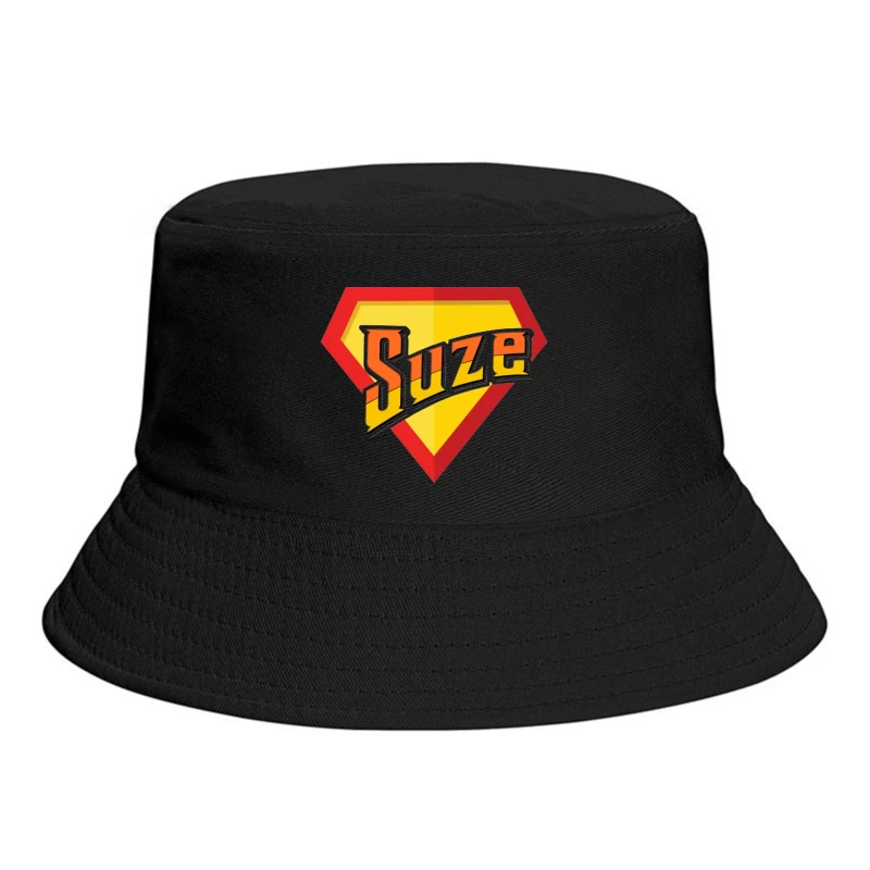 Suze Drink Logo in Superman Shield Style Bucket Hat