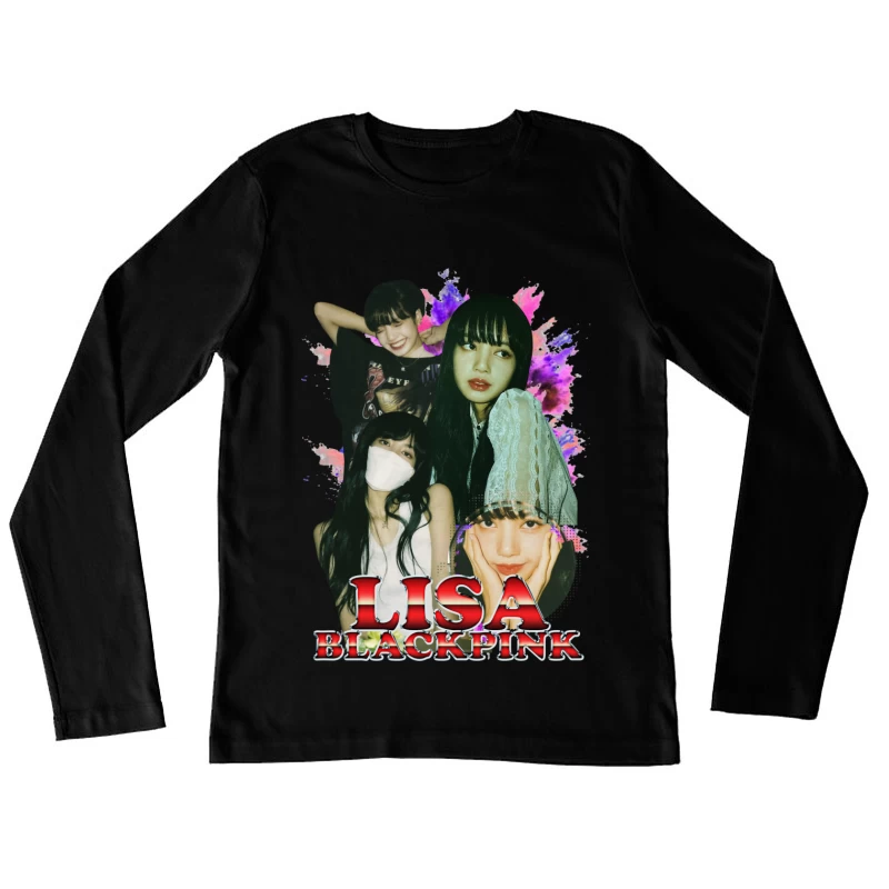 Lisa blackpink Female Long Sleeve T-Shirt