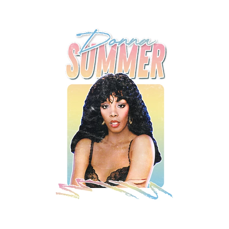 Donna Summer  Vintage Style Fan Art Design Tapestry