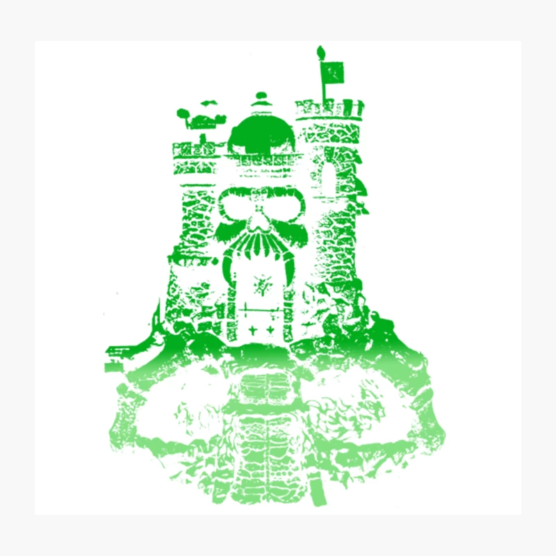 Castle Grayskull Throw Pillow