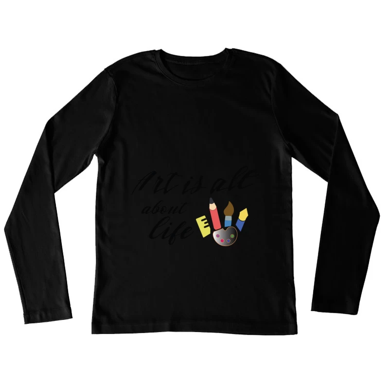 L'art dans la vie Femme Manches Longues T-Shirt