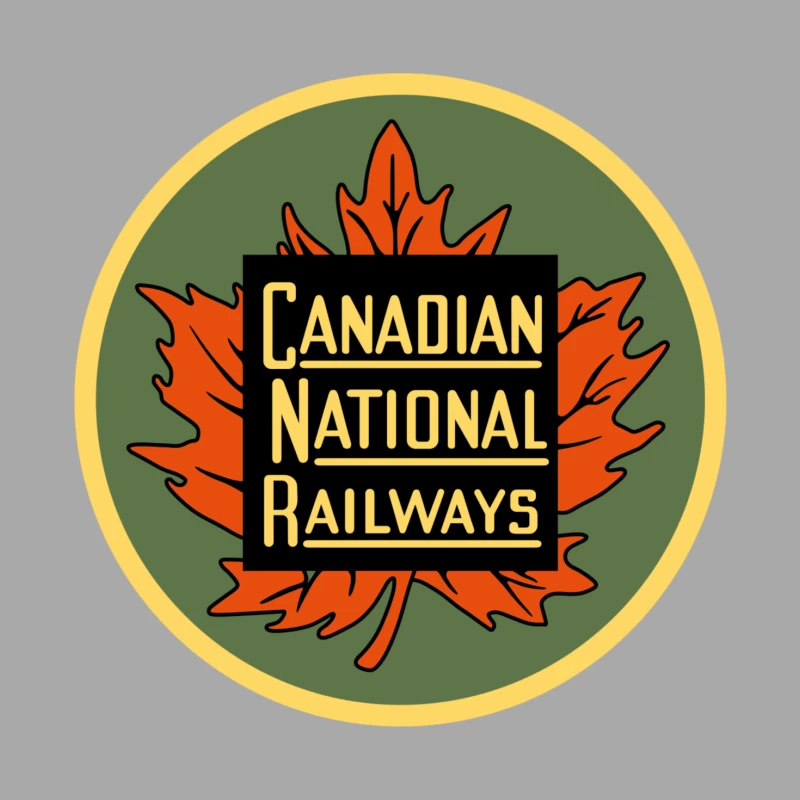 Canadian National Railways Male Pullover Hoodie