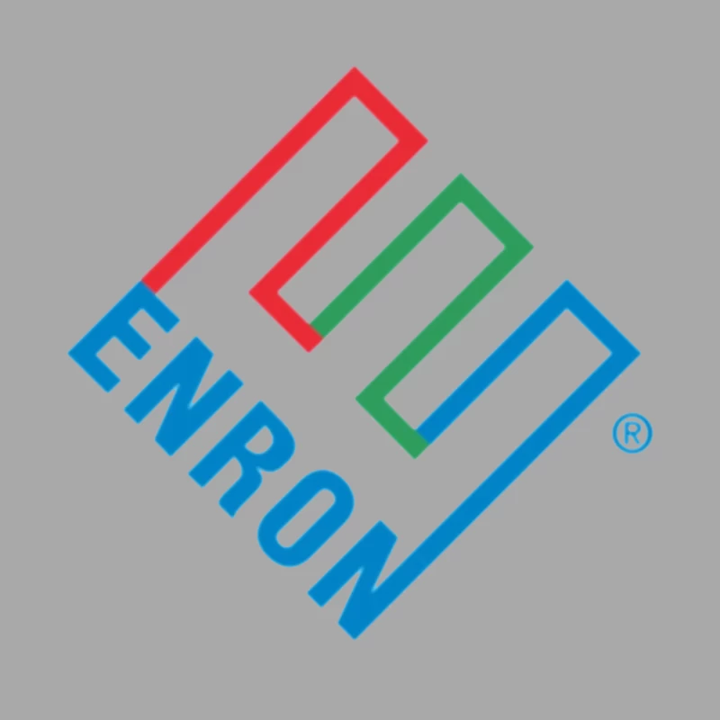 Enron Corporation Logo - Historic Energy Company Symbol Male Pullover Hoodie