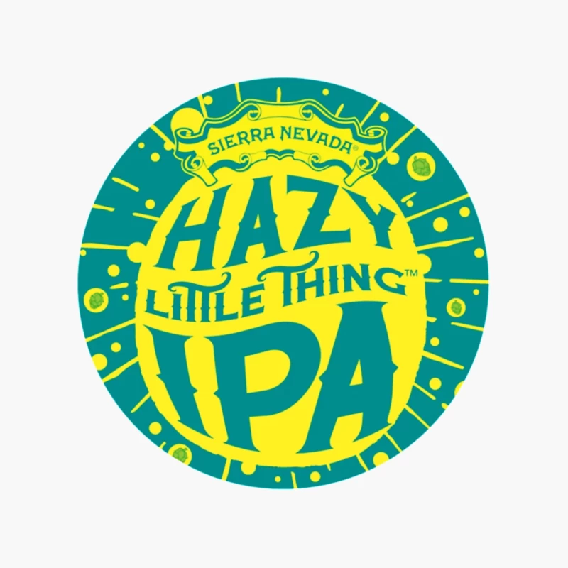 Sierra Nevada's Hazy Little Thing IPA Circular Beer Logo Cotton Tote Bag