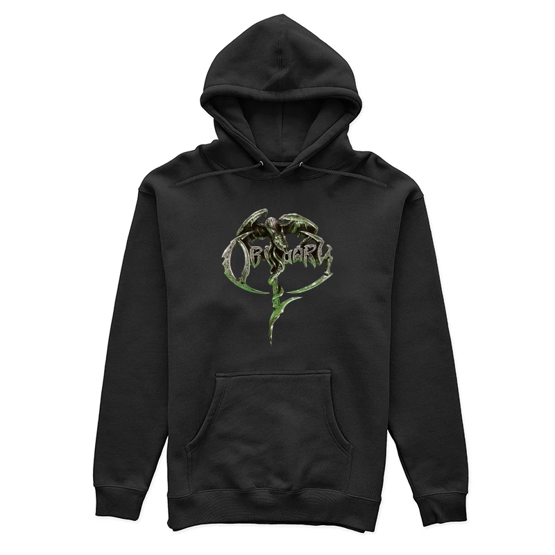 Obituary Dragon Logo Female Pullover Hoodie