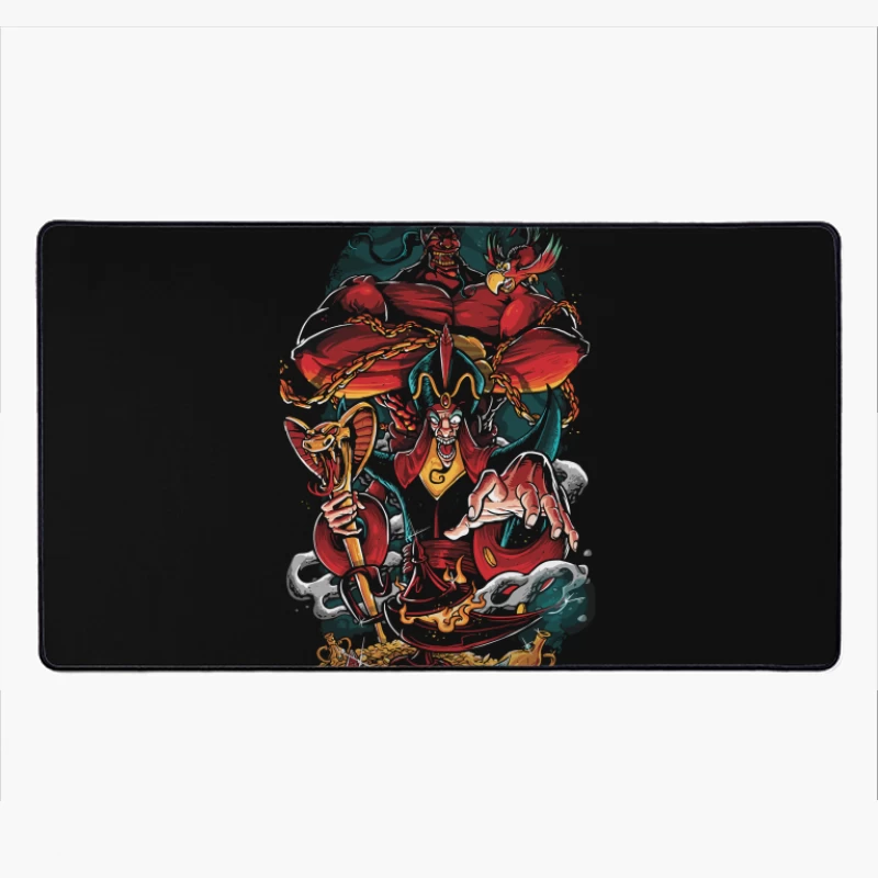 Animated Fantasy Villains Desk Mat