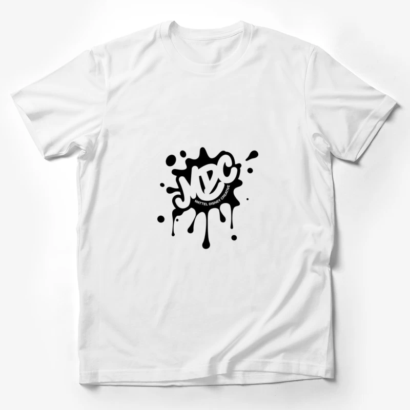 Spritzendes Graffiti-Logo Herren T-Shirt